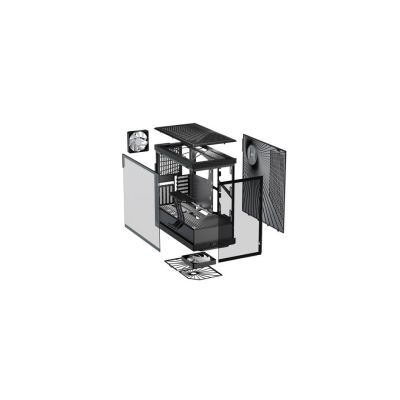 7. HYTE Y40 Midi Tower Black