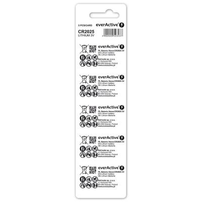 2. EVERACTIVE LITHIUM BATTERIES CR20255BL BLISTER - 5 PCS.