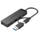 5-in-1 USB 3.0 Vention hub with USB-C to USB-A adapter
