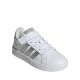 2. Adidas Grand Court 3.0 Kids' Shoes White and Silver JP9368