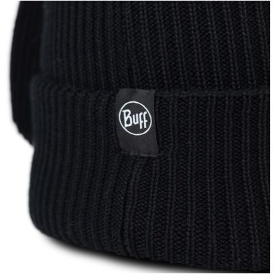 Kids’ Hat BUFF KNITTED BEANIE FUN RABBIT BLACK, One Size