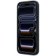 5. Mercedes Leather Mesh with Bow Line MagSafe Case for iPhone 18 Pro Max / 17 Pro Max - Blue