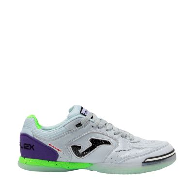 Joma Top Flex 2505 Indoor football boots white and purple TOPW2505IN