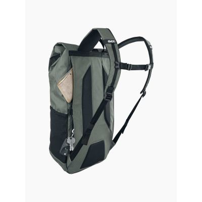 6. EVOC Duffle Backpack 16 dark olive - black