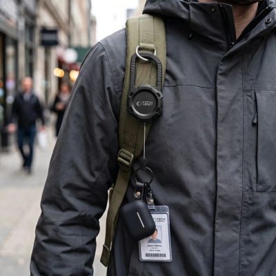 7. Tech-Protect ATH03 UrbanLoop Lanyard - Black