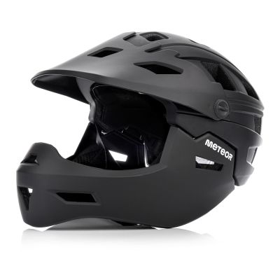 Meteor Hydra S full-face bicycle helmet 51-55 cm black