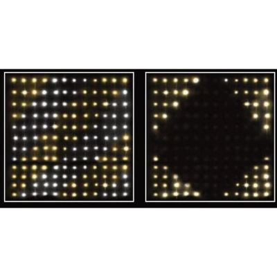 15. CHRISTMAS TREE LIGHTS LIGHT CURTAIN OUTSIDE/INTERNAL 144 LED 120X120CM WITH REMOTE CONTROL WARM WHITE