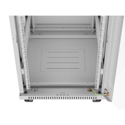10. Lanberg FF01-6822-12SL 22U Freestanding Rack Gray