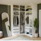 6. 60 OPENO WHITE Top Unit – Shelf for Modular Wardrobe, 60 cm, for Bedroom