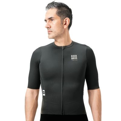 2. Rockbros 15220032001 ROAD TO SKY men's cycling jersey short sleeve S - black