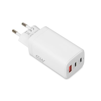 7. I-BOX C-65 GAN PD65W WALL CHARGER CABLE, WHITE