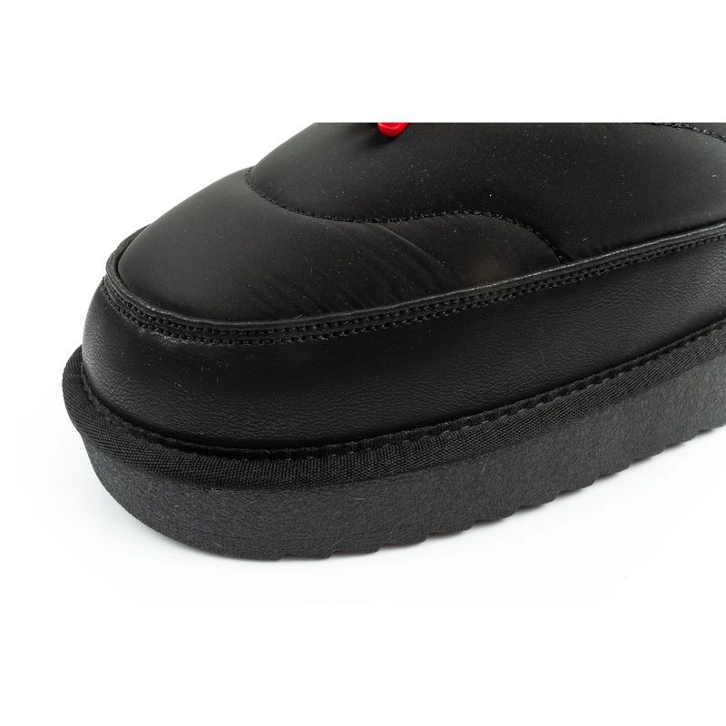 15. D.Franklin women's snow boots winter fashionable insulated ankle boots black