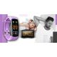 7. GIEWONT Smartwatch Black Light Purple 2 Straps GW200-8