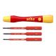 2. Wiha 43167 Hand Screwdriver Set Screwdriver with Interchangeable Bits