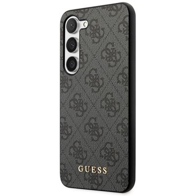 2. Guess GUHCS23SG4GFGR S23 S911 grey/grey hardcase 4G Metal Gold Logo