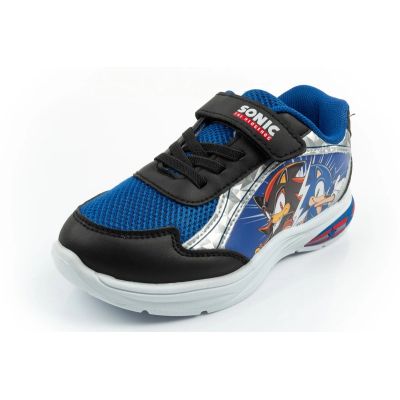 3. Leomil children's sports shoes Sonic sneakers light with velcro LED