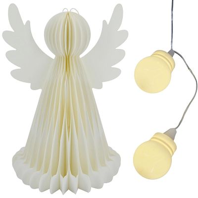 2. 38 CM DECORATIVE LED PAPER ANGEL