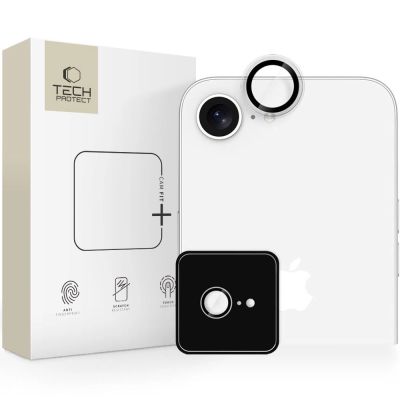 Tech-Protect Camring Fit+ Lens Cover for iPhone 16e / 17e - Transparent