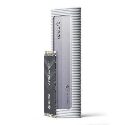 2. Orico AXM2S-G2-V1 M.2 NVME/NGFF USB-C/USB-A to USB-C 6Gb/s / 10Gb/s Disk Caddy - Gray
