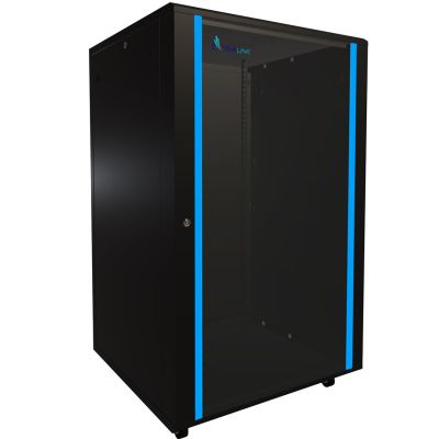 2. EXTRALINK FLOOR RACK CABINET 27U 800X800 BLACK