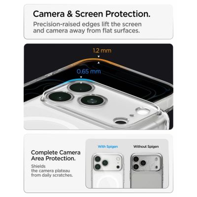 11. Spigen Ultra Hybrid MagSafe case for iPhone 18 Pro / 17 Pro - frost white