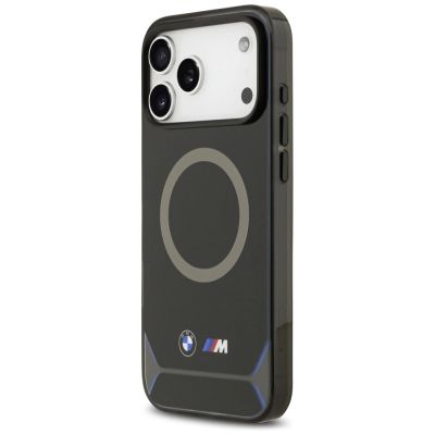 2. BMW M IML Metal Buttons & Logo MagSafe Case for iPhone 17 Pro Max - Blue