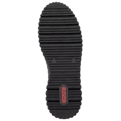 10. Rieker W N2501-00 black wedge shoes