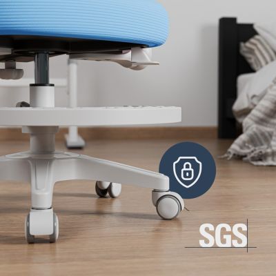 13. Junior 5.0 Blue Swivel Chair