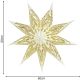 6. DECORATIVE HANGING PAPER STAR FSC 18x60CM ECURE 9 ARMS MICA