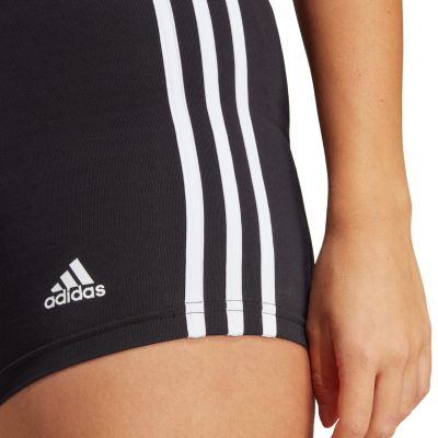 12. adidas Essentials 3-Stripes Single Jersey Booty Shorts W IC0757