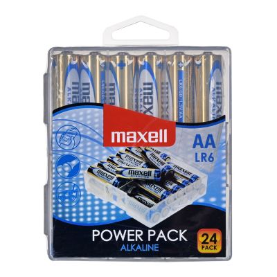 2. MAXELL Alkaline battery LR6, VALUE BOX, 24 pcs.