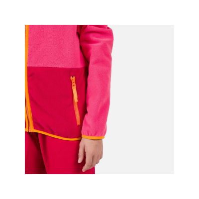 6. Rossignol Jr Strawpile Fleece Fz Pink Sweatshirt
