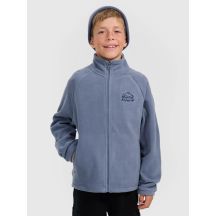 Regular fleece with stand-up collar for boys 4F 4FJRAW25TFLEM490-32S