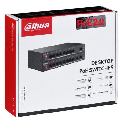 5. DAHUA PFS3010-8ET-96-V2 8-PORT POE SWITCH