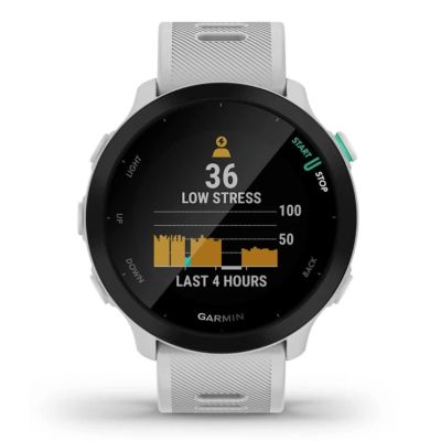 7. Garmin Forerunner 55 watch, 42mm MIP White