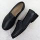 4. Women’s Black Leather Loafers Sergio Leone MK25112-S