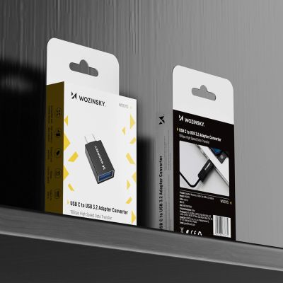 10. Wozinsky W10GY1S USB-C - USB-A 3.2 10Gb/s Adapter - Black