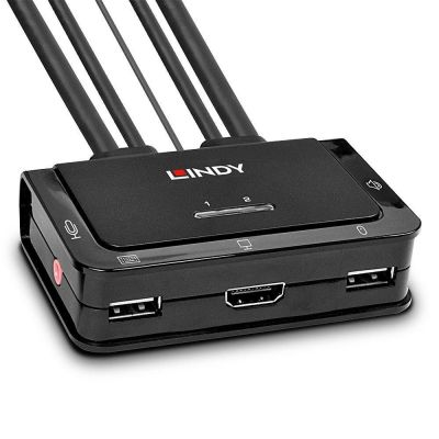 Lindy 42340 KVM Switch Black