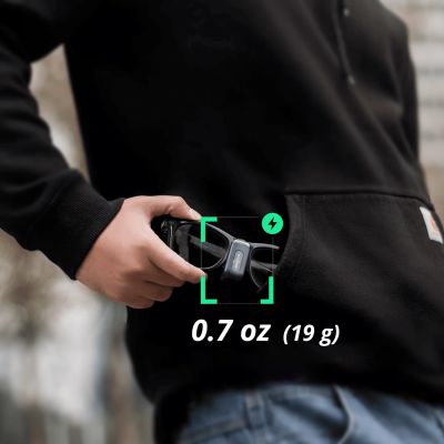 5. BoboVR CG2 3-in-1 Charging Station for Smart Glasses with Clip 350 mAh and Case - Black