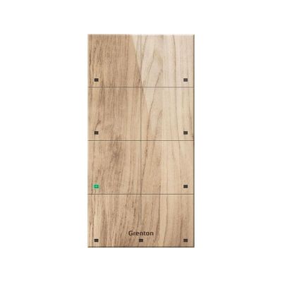 Grenton Touch panel / 8 touch fields / TF-Bus / light wooden front