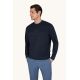 Paul&Shark men's cotton and lyocell sweatshirt, navy blue 26411803-50