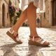 9. Filippo DS7904 women's Roman wedge sandals