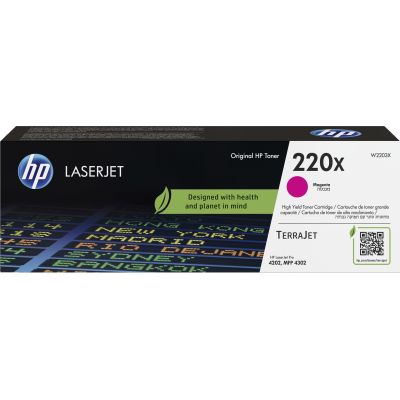 25. HP Original 220X LaserJet Magenta Toner Cartridge