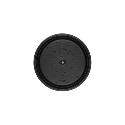 15. Cast iron pot, round, tall, STAUB 40502-285-0 - black, 4.8 ltr
