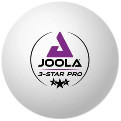7. JOOLA PRO 3 STAR TABLE TENNIS BALLS 24 PCS WHITE