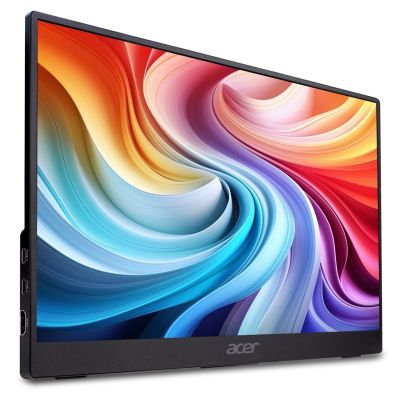 11. Acer PM161QB1bmiuux Portable Monitor Black 39.6 cm (15.6") 1920 x 1080 px