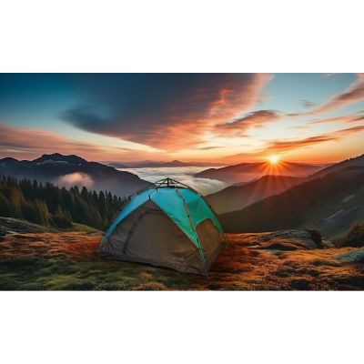 13. 3-PERSON AUTOMATIC TENT 2IN1 HOLIDAY 210x180x140CM