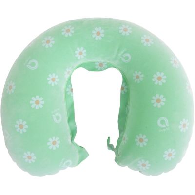 18. FLOCKED TRAVEL PILLOW, HEADREST, CHAMOMILE SCENT, 53x34.5CM 23004