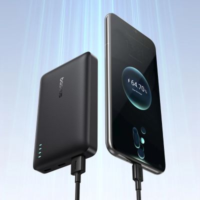 11. Baseus EnerFill FP21 Power Bank 10000mAh 22.5W USB-A - USB-C - Black