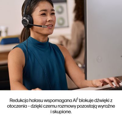 70. HP Poly Mission 815 Monaural USB Wired Headset